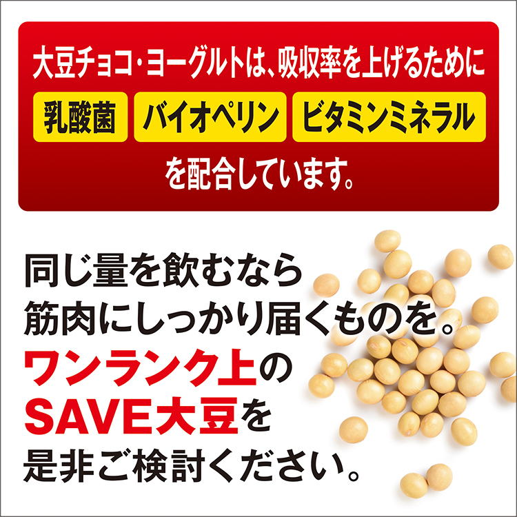 プロテイン ( 3kg ) SAVE プレミアム 大豆ヨーグルト ソイプロテイン 大豆プロテイン 乳酸菌 バイオペリン 酵素 3kg_画像6