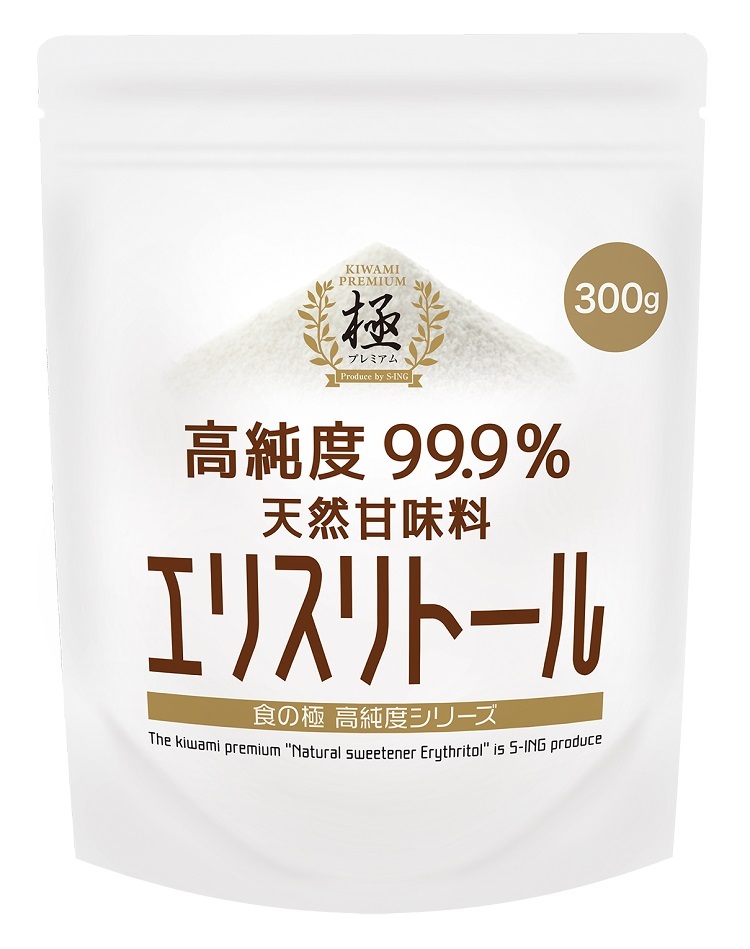 SAVE 食の極 エリスリトール 300g 高純度99.9% 天然甘味料 甘さは砂糖の約75% ( 300g )_画像1