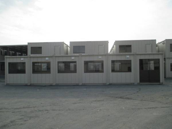 [ Gifu departure ] super house container storage room unit house 24 tsubo used temporary prefab warehouse office work place 48... place . road place house Tokai district 