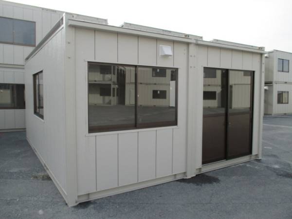 [ Niigata departure ] super house container storage room . unit house 8 tsubo used temporary house prefab office work place 16... place road place 2 ream . Hokuriku district 