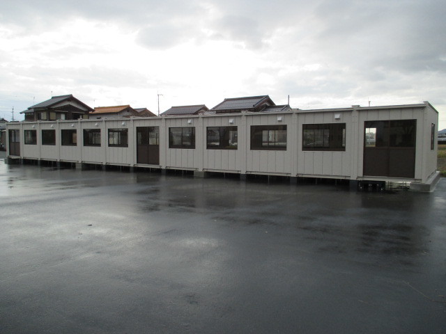 [ Hyogo departure ] super house container storage room unit house car 48 tsubo used temporary road place prefab real . raw.. storage warehouse office work place 96 tatami ... store 