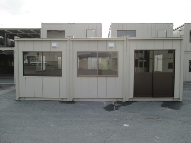 [ Osaka departure ] super house container storage room unit house 12 tsubo used temporary house prefab warehouse office work place 24... agriculture direct sale place .. place road place 