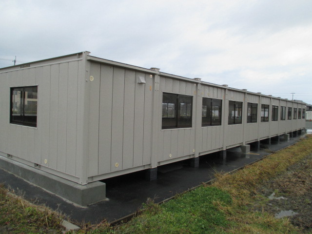 [ Niigata departure ] super house container storage room unit house car 48 tsubo used temporary road place prefab real . raw.. storage warehouse office work place 96 tatami .. store 