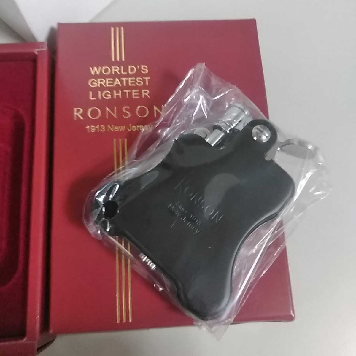 RONSON ロンソン フリントオイルライター バンジョー 黒マット R01-0027 送料140円4948501106417 新品 税込価格。の画像2