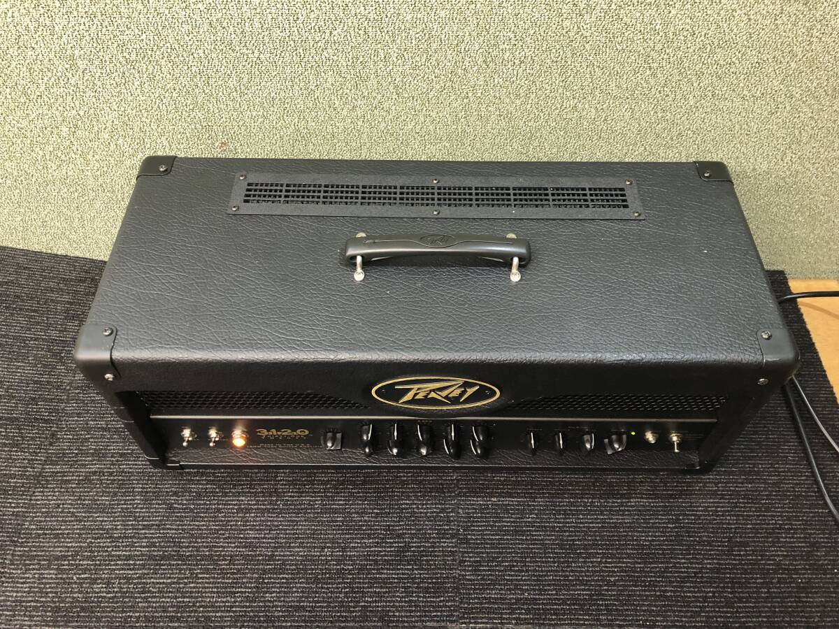 (2) PEAVEY 3120 TUBE GUITAR AMPLIFIER 120w head amplifier simple sound out has confirmed small operation not yet verification photograph there is an addition 