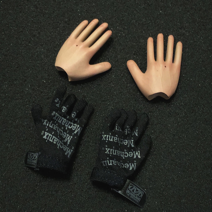  postage 84 jpy ) 1/6 moveable hand glove mechanism niks manner soldier -stroke - Lee hand parts ( inspection DAMTOYS easy&simple DID TBleague figure 