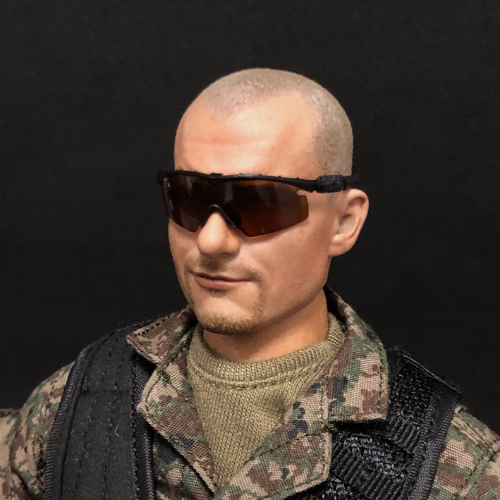  postage 120 jpy ) 1/6 shooting glass soldier -stroke - Lee man glasses ( inspection DAMTOYS easy&simple DID TBleague phicen figure 