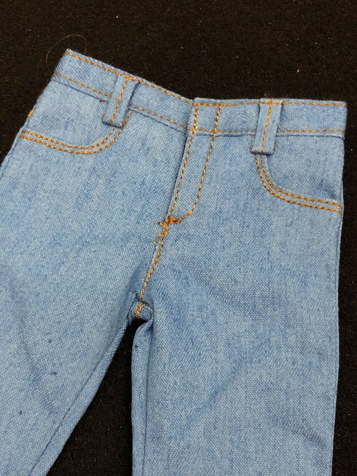  new version ) special price 1/6 light blue belt attaching ) Denim man ACNTOYSji- bread jeans ( inspection DAMTOYS hot toys TBleague pants clothes figure 