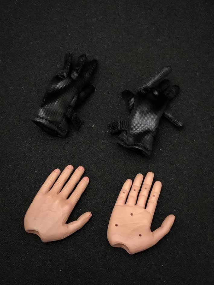  stock 1 postage 84 jpy ) 1/6 DID moveable hand glove gloves hand parts ( inspection DAMTOYS easy&simple DID VERYCOOL TBleague Bishop figure 