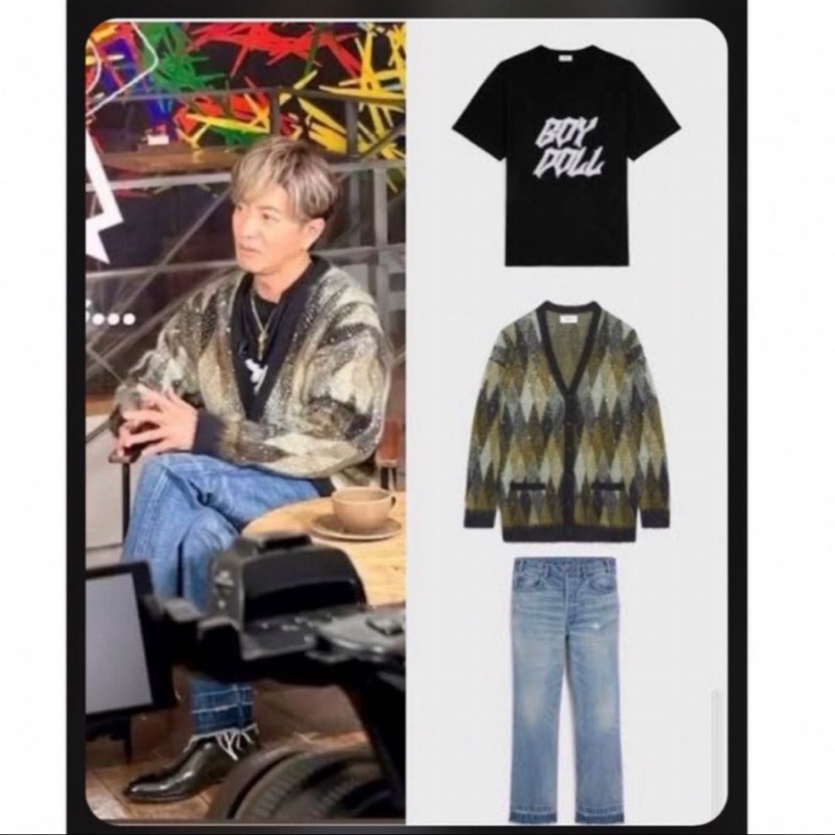 極美品 LAD MUSICIAN 22AWカーディガン 木村拓哉さん着用モデル 極美品 LAD MUSICIAN 22AWカーディガン 木村拓哉さん着用モデル
