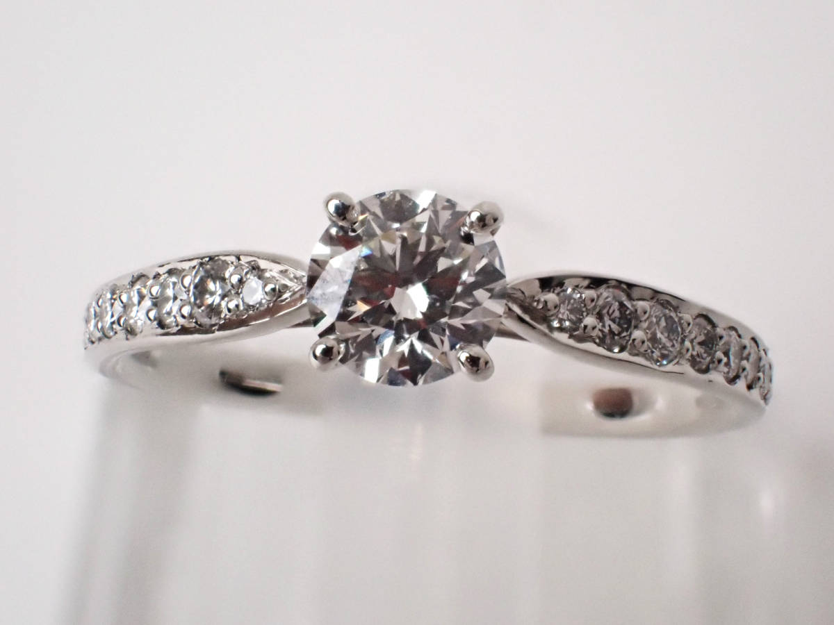 定番のお歳暮&冬ギフトの商品をすべ プラチナ Pt950 TIFFANY&Co.(ティファニー) 磨き済み ハーモニーハーフサークル 11.5号 2.8g D0.42ct ダイヤモンドリング ソリティア プラチナ