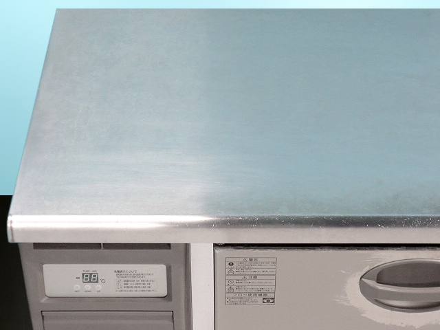 【送料別】★フクシマ 台下冷蔵庫 インバータ制御 W1200xD600xH800 YRC-120RE 2013年式 単相100V 冷蔵庫 コールドテーブル:240319-R3の画像3