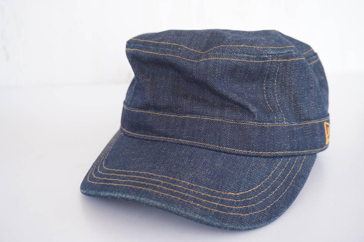 NEW ERA DENIM WORK CAP*7/55.8cm* ニューエラ デニムワークキャップ/帽子*ユニセックス/男女兼用/レディース/女性用*_画像2