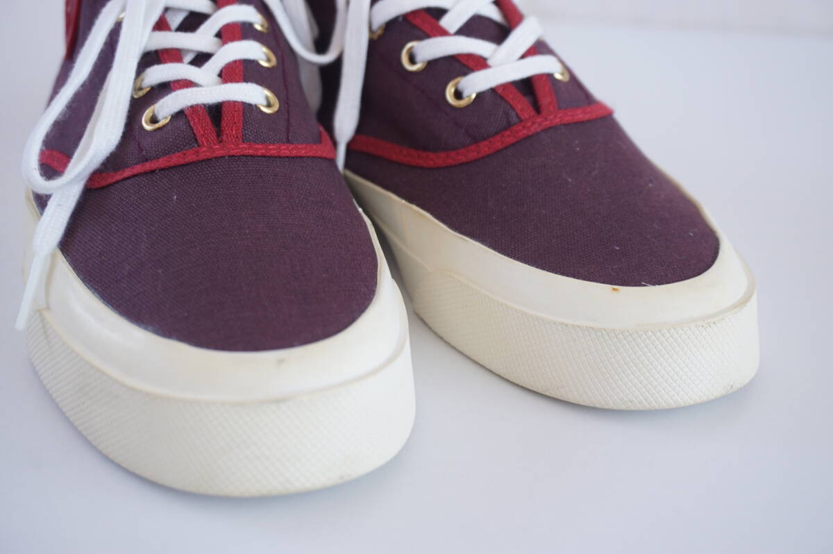 MAISON KITSUNE*23cm* sneakers / shoes / shoes * mezzo n fox * bordeaux / red series *