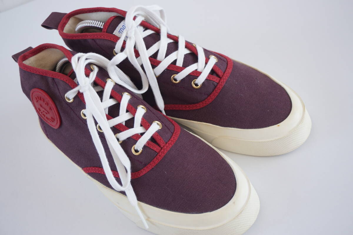 MAISON KITSUNE*23cm* sneakers / shoes / shoes * mezzo n fox * bordeaux / red series *