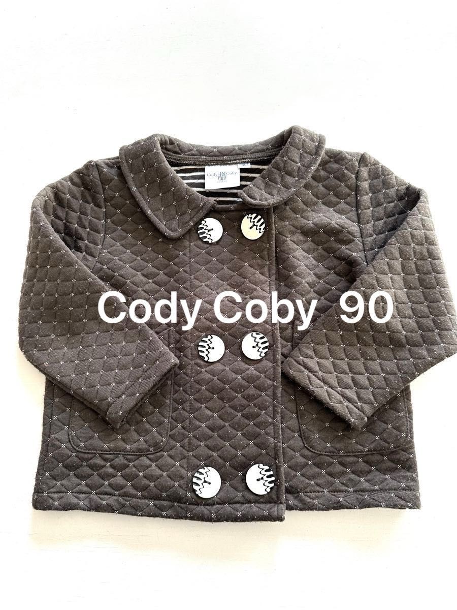 Cody Coby 90 ベビー服　　ボタン　ロンドン　ポケット付き アウター 秋冬コート ジャケット