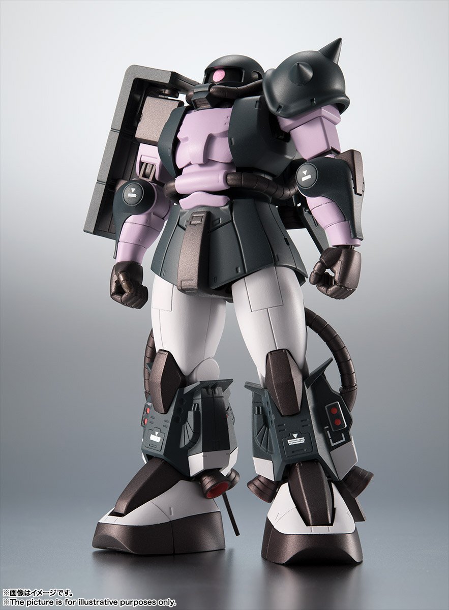【バンダイ】　ロボット魂　ROBOT魂 MS-06R-1A　 高機動型　ザク　II 　　ver. A.N.I.M.E.　　～黒い三連星～　【760】