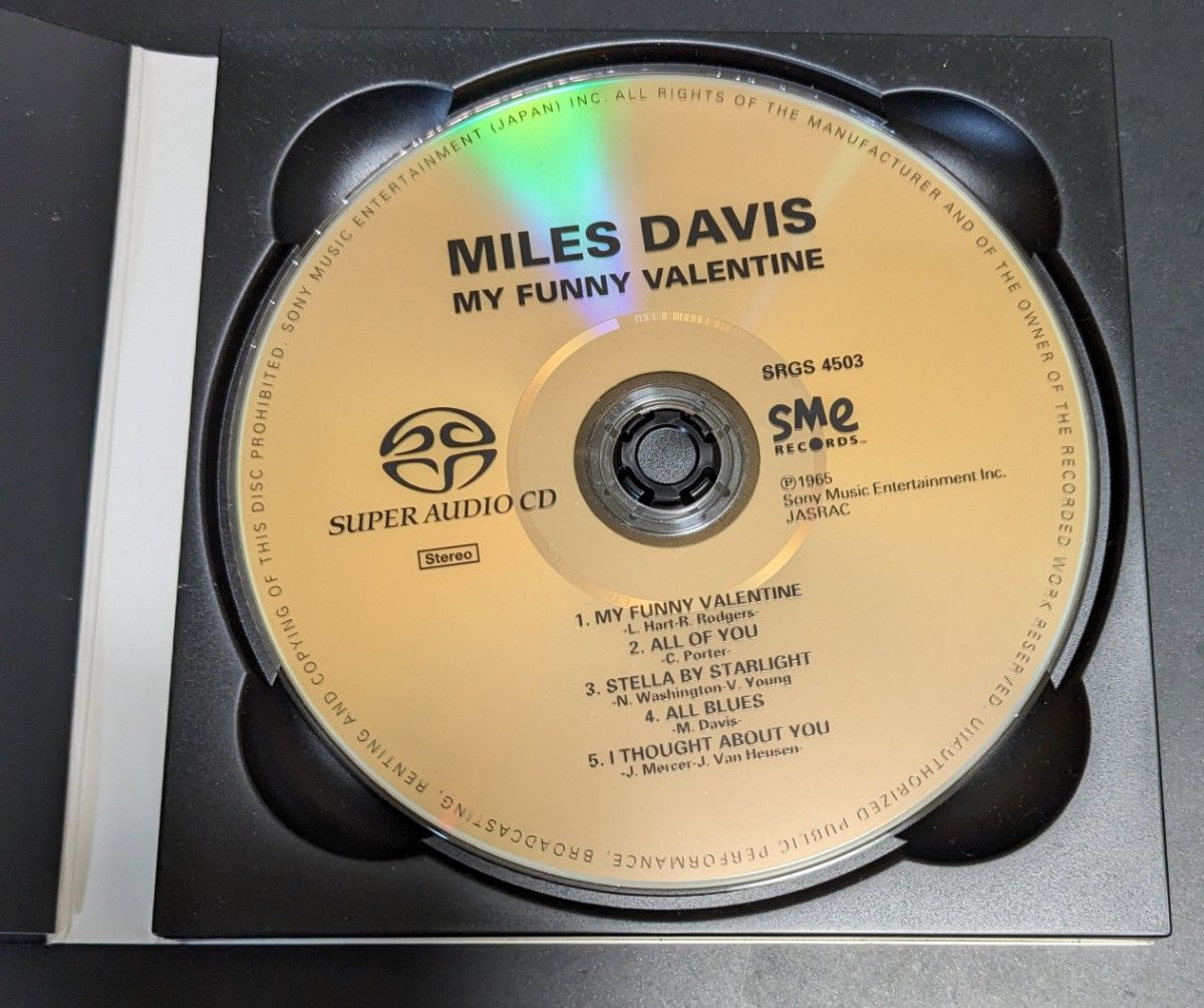 【SACD】マイルス・ディヴィス/マイ・ファニー・ヴァレンタイン  Miles Davis  My Funny Valentine