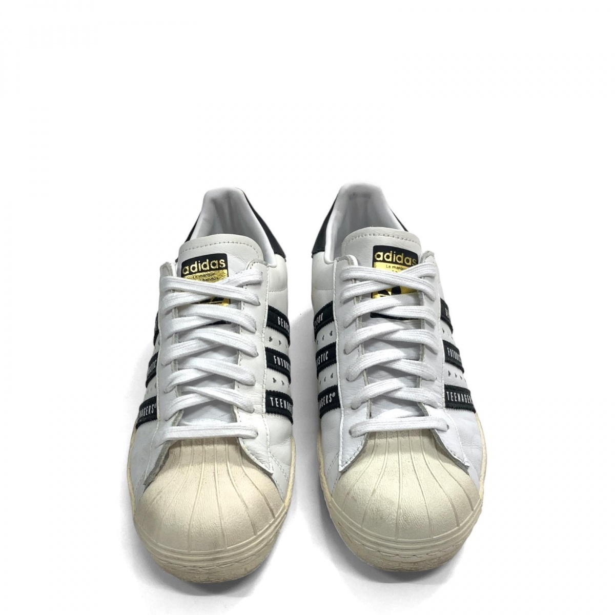 adidas Originals アディダス オリジナルス × HUMAN MADE ヒューマンメイド SUPERSTAR 80s スーパースター FY0728 26cm ホワイト ブラック_画像5