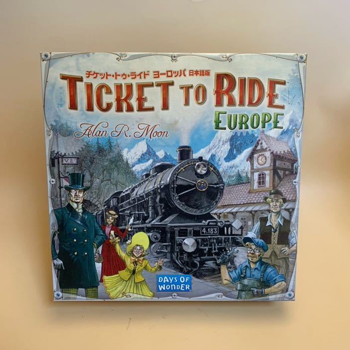 チケット・トゥ・ライド：ヨーロッパ Ticket to Ride EUROPE ボードゲーム 日本語版 箱＆取説付 美品 欠品なし 80サイズ発送_画像4