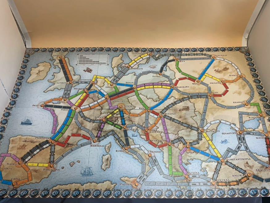 チケット・トゥ・ライド：ヨーロッパ Ticket to Ride EUROPE ボードゲーム 日本語版 箱＆取説付 美品 欠品なし 80サイズ発送_画像8