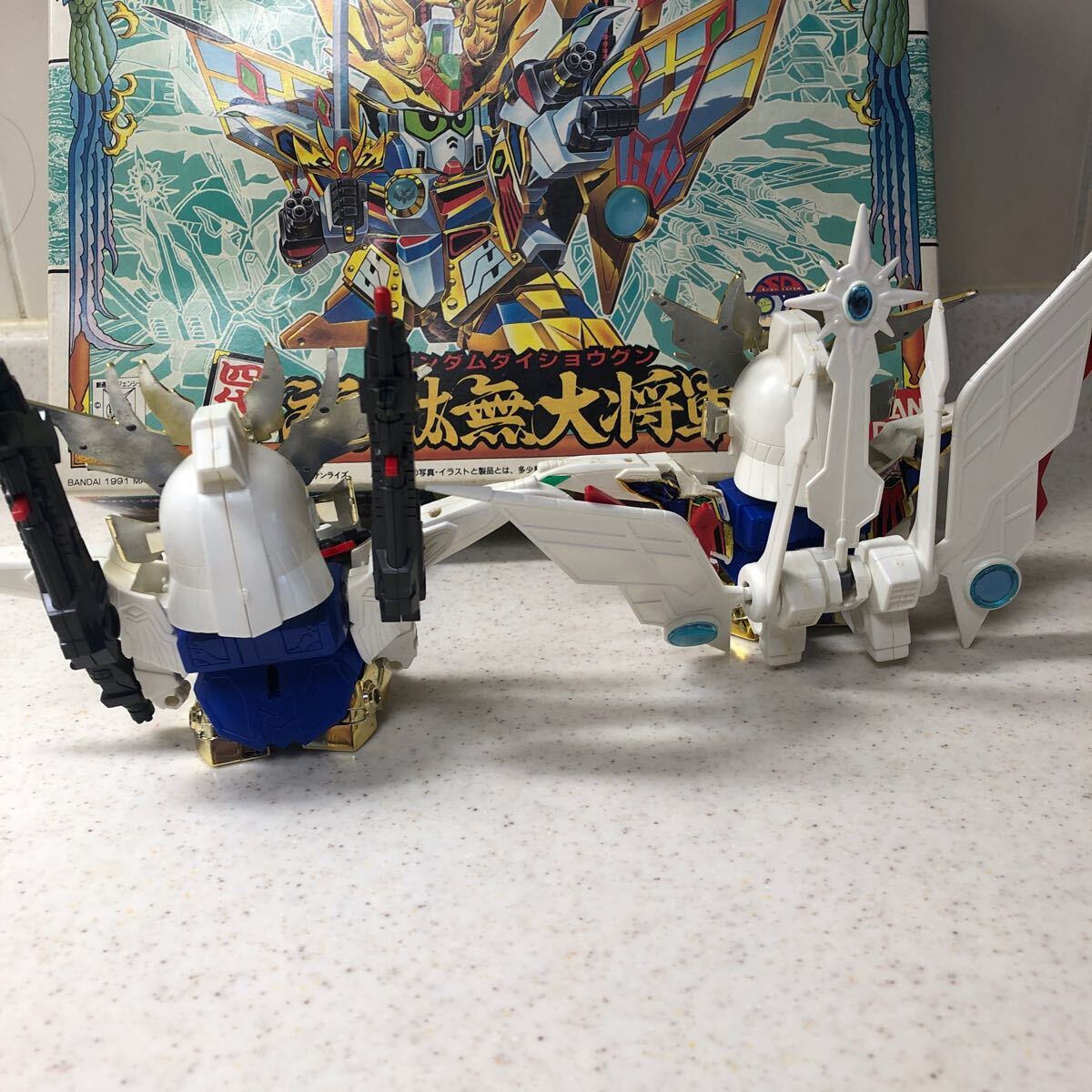 【80】SDガンダム BB戦士 組立済 赤バンダイ箱 四代目頑駄無大将軍 セット_画像4