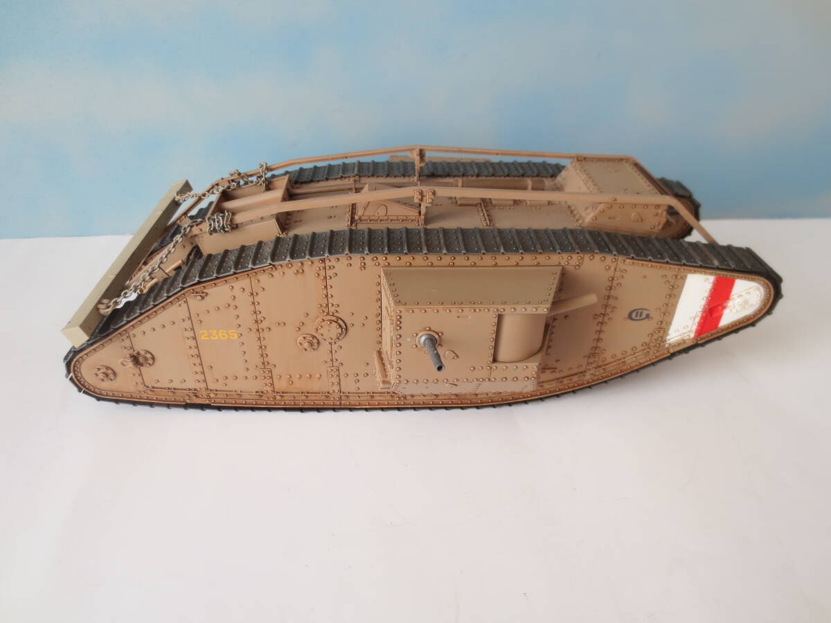 1/35 第一次世界大戦　イギリス戦車　マークⅣメール（タミヤ製）の完成模型_画像4