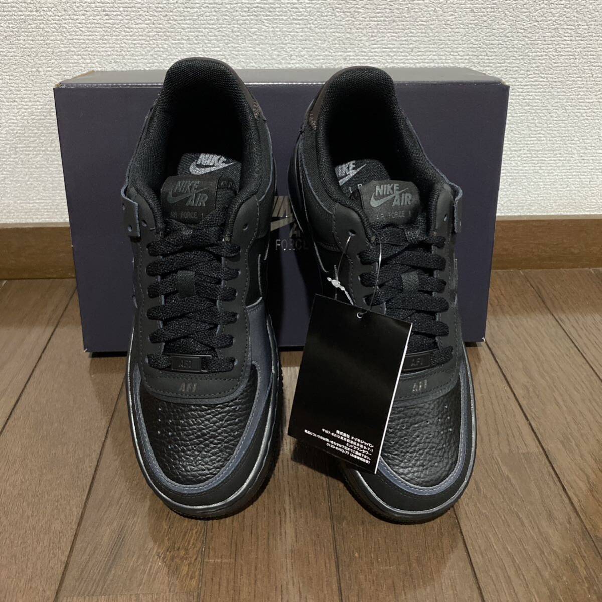 【24.5cm】定価18920円　　新品ナイキNIKEエアフォース1AF1Air Force厚底シャドウ_画像2