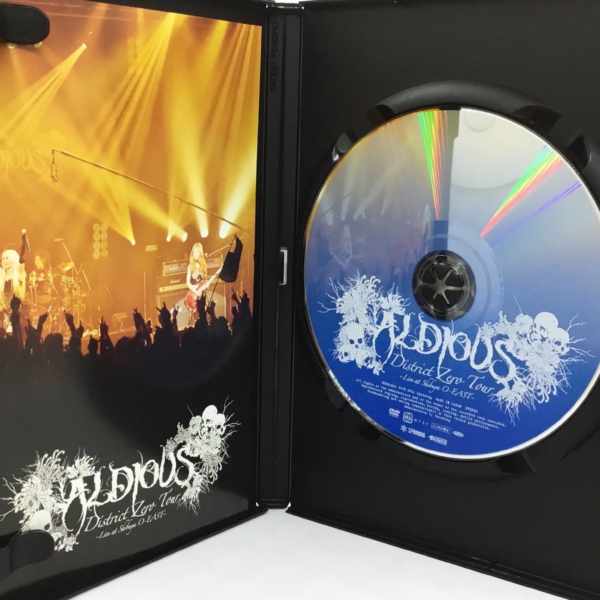 ALDIOUS アルディアス / ディストリクト・ゼロ・ツアー ライヴ・アット・渋谷O-EAST (DVD) BSRD-002_画像3