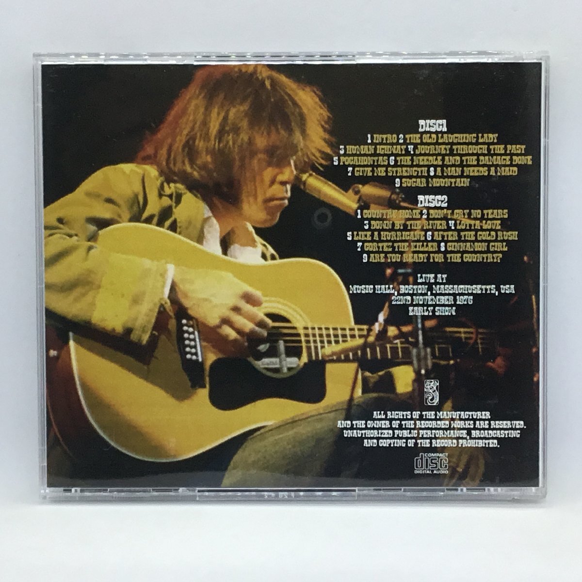 ニール・ヤング & クレイジー・ホース / ボストン 1976　(2CD)　NEIL YOUNG & CRAZY HORSE / BOSTON 1976_画像2