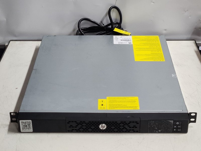 [ present condition goods ] HP 1U rack type liquid crystal console Uninterruptible Power Supply R1500 G4 JP/TWN UPS 100V correspondence output capacity 900W/1200VA AF465A attaching electrification verification only (2)