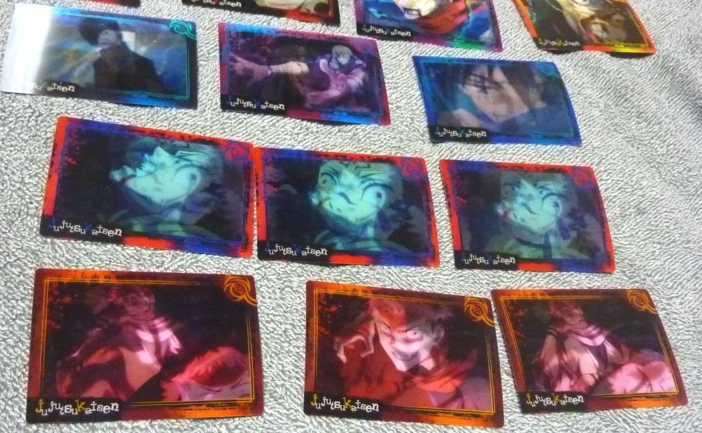 呪術廻戦 PLAY BACKカードチョコスナック レンチキュラーカード バラ24枚の画像3