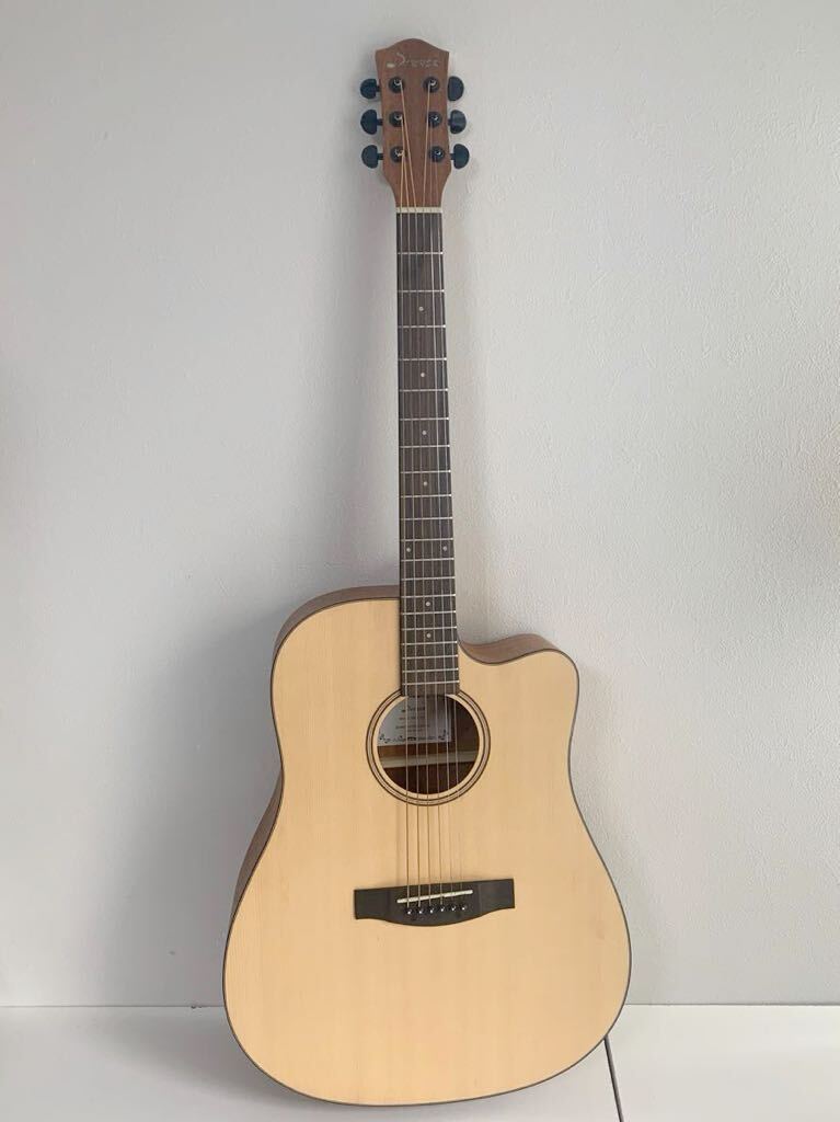 DONNER DAG-1C ドナー ギター アコースティックギター アコギ 楽器の画像1