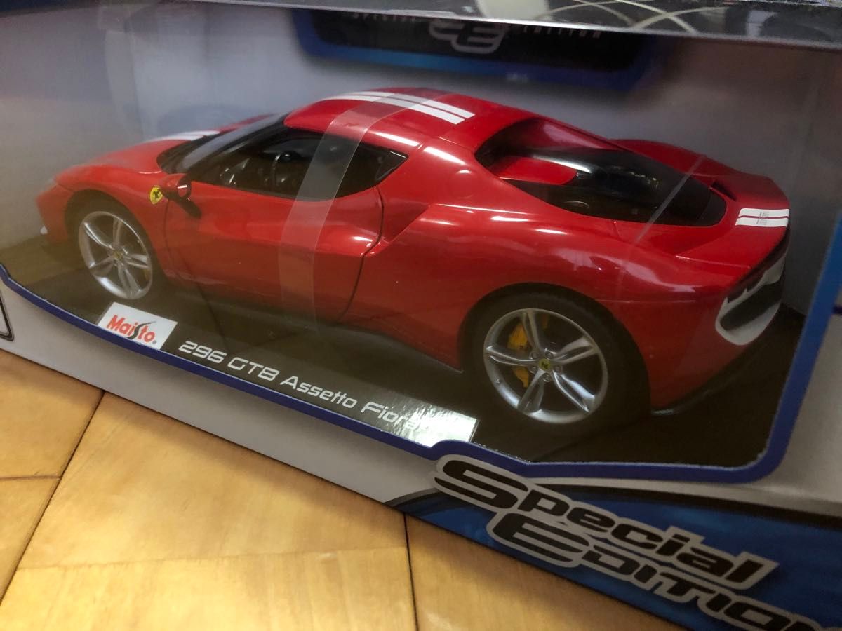  フェラーリ ２９６ＧＴＢ　赤　マイスト １/１８ レッド　新品未開封 ドア開閉　Ｆｅｒｒａｒｉ