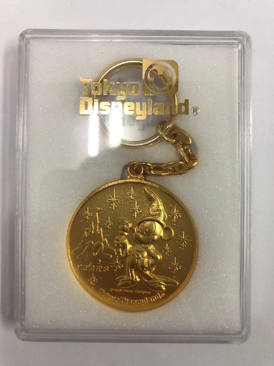 1円～【保管品】東京ディズニーランド　10周年記念　キーホルダー　TOKYO　DISNEYLAND　コレクション　美品_画像1