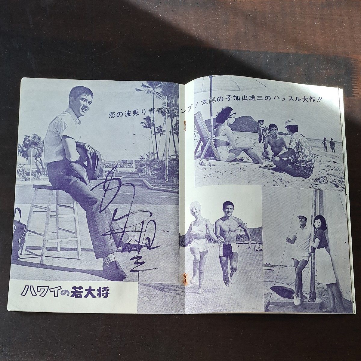 映画パンフ　東映　ハワイの若大将　加山雄三 1963