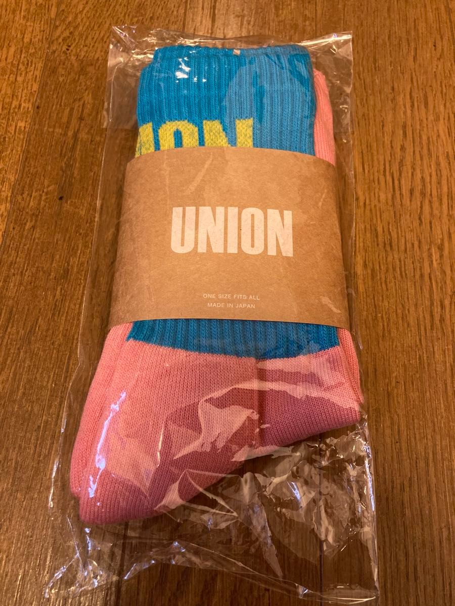 UNION TOKYO CORTEZ COLOR SCHEME socks BIGロゴ 靴下　ソックス