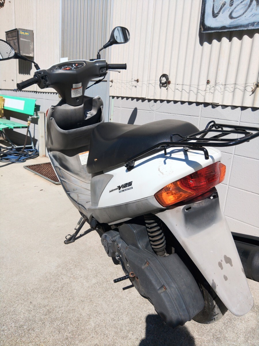 スズキ　アドレス　V125　バイク　中古　修理要_画像5