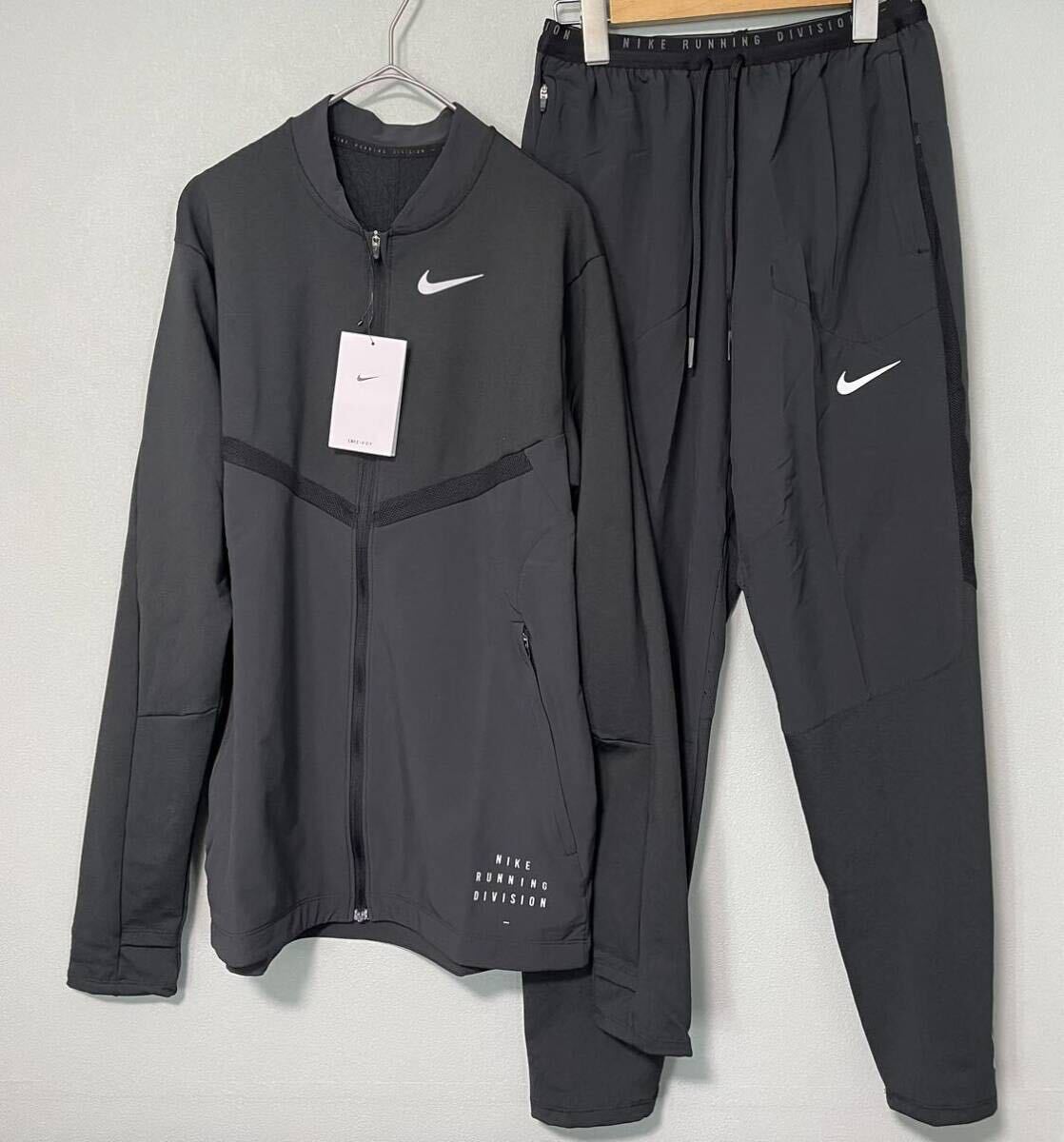 新品 S NIKE メンズ ランディビジョン エレメント フルジップ ジャケット ハイブリッド ランニングパンツ ナイキ フェノムエリート 上下