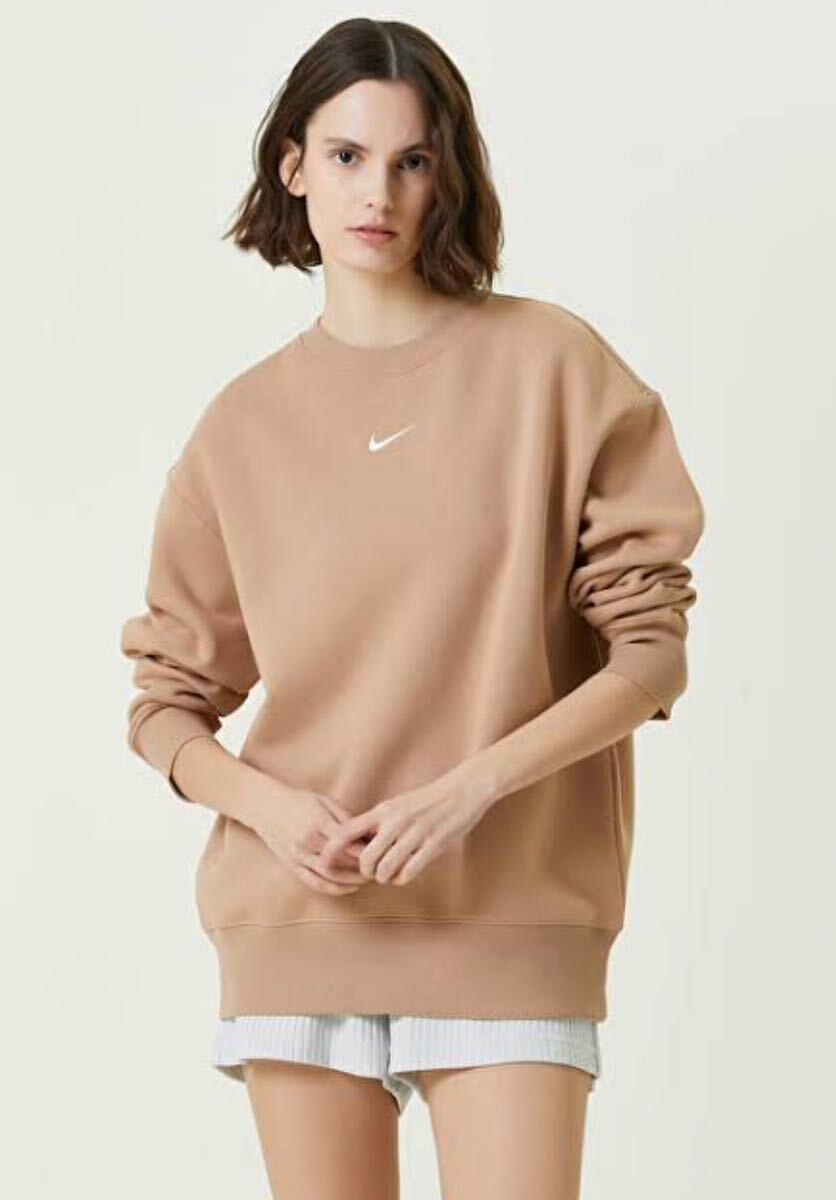 XL 新品 NIKE ナイキ オーバーサイズ スウェットクルー ドロップ ショート丈 クロップド フリース スウェットパンツ ジョガーフェニックス