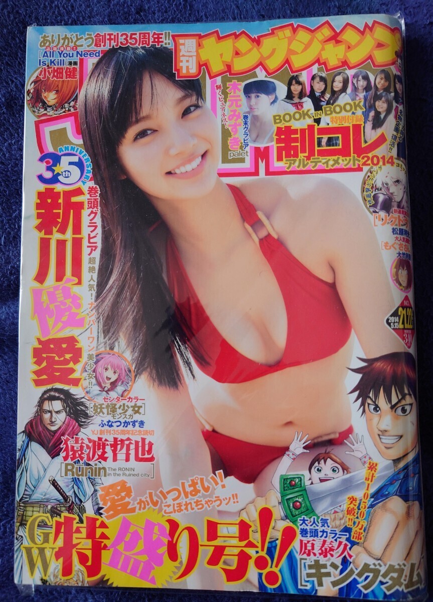 新川優愛　週刊ヤングジャンプ　2014年5月15日号　No.21・22合併特大号_画像1