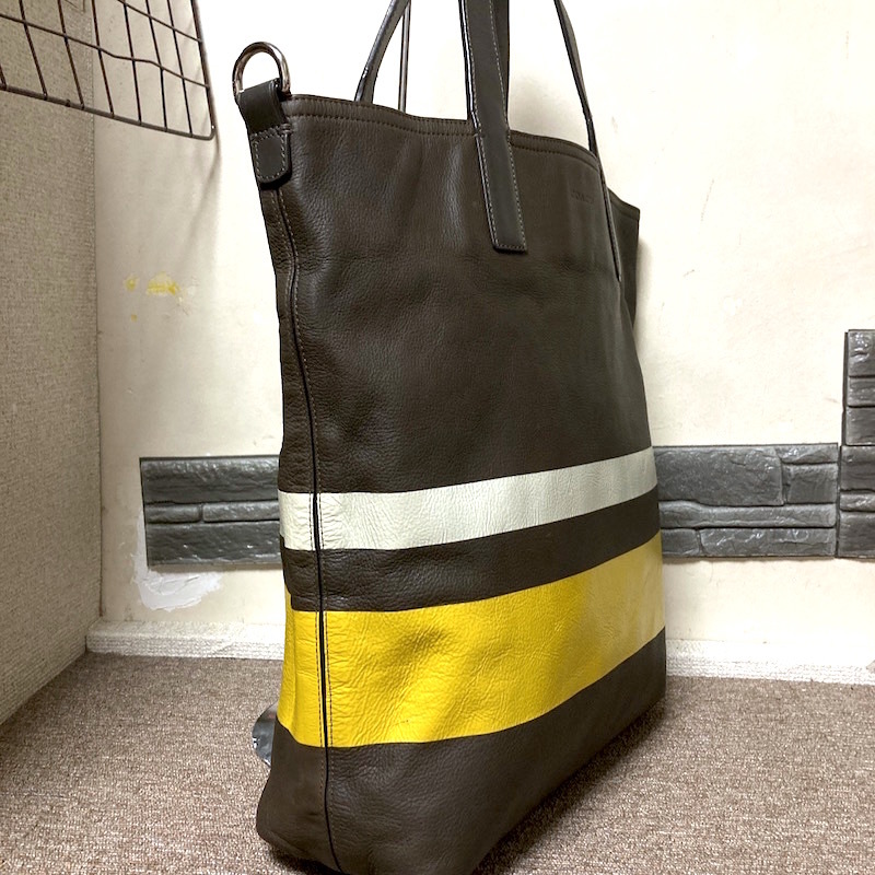 35Y240301W 超美品 COACH コーチ メンズ トートバッグ ビジネスバッグ ボストンバッグ 検 ブリーフケース ショルダー リュック レザー 革_画像4