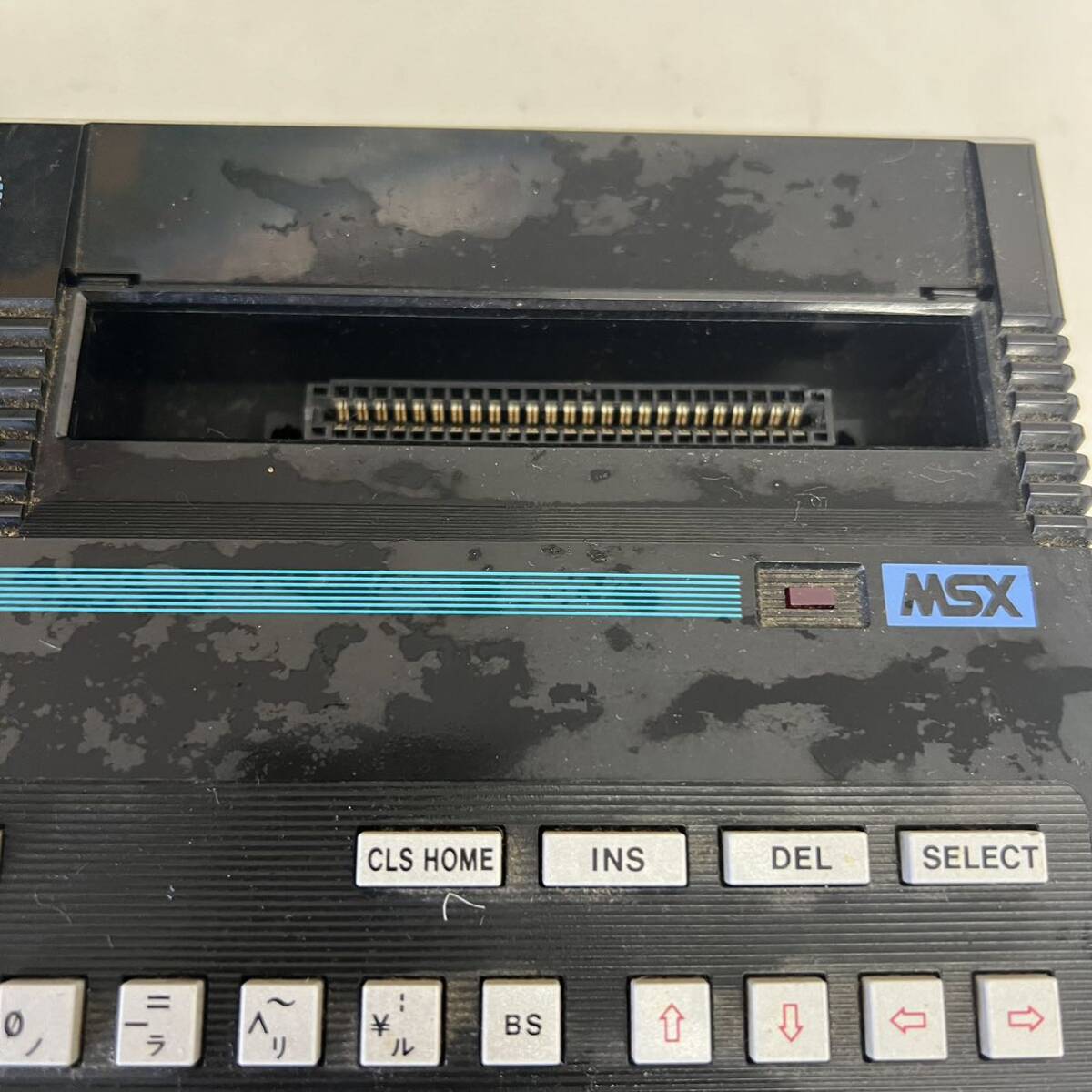 CASIO MSX カシオ パーソナルコンピュータ 箱付 BK MX-10 本体のみ ジャンク品_画像3