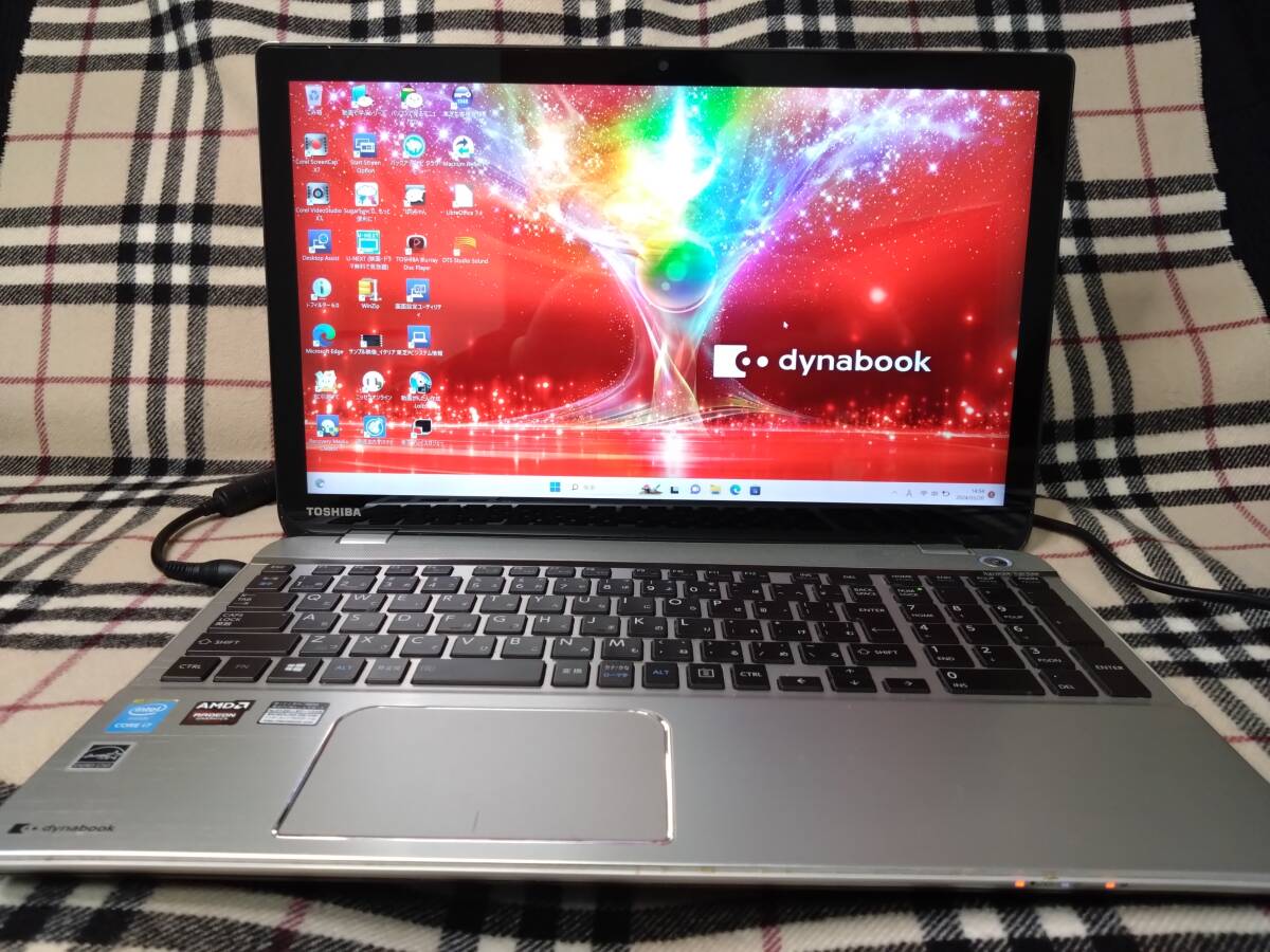 * impression high resolution 4K touch panel liquid crystal +Radeon R9M265X* height sound quality harman/kardon* Toshiba Dynabook T95/NG i7-4710HQ/ memory 16GB/ new goods SSD1TB/Win11 30