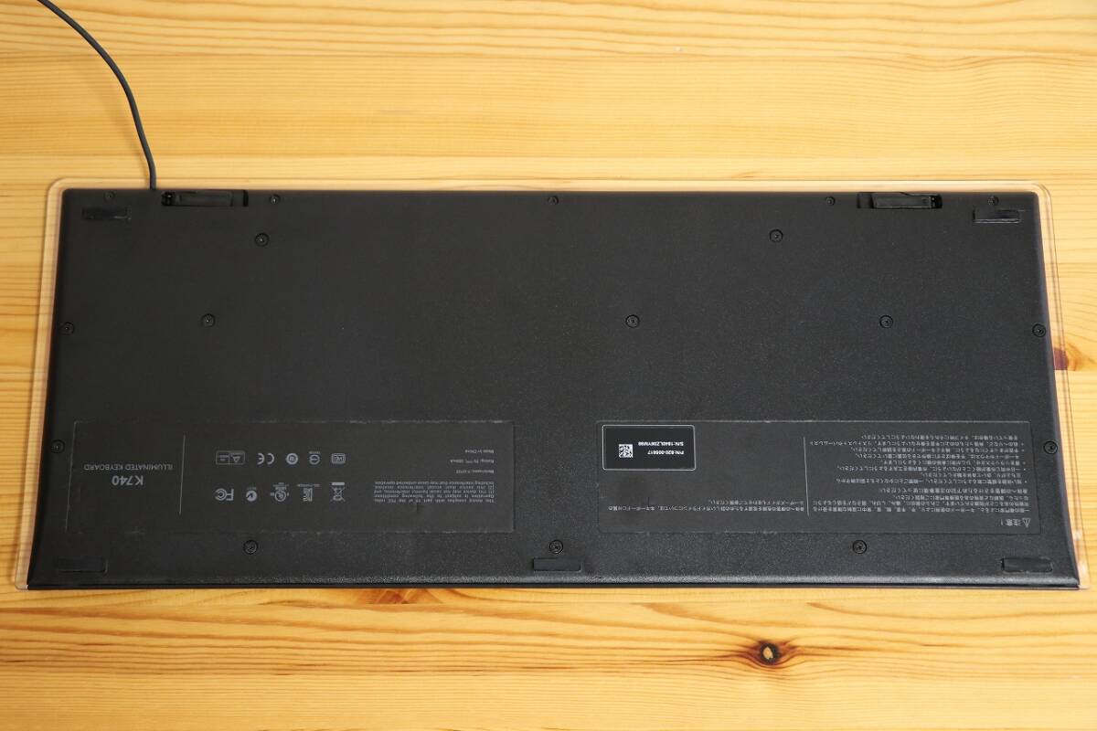 Logicool Illuminated Keyboard k740 ブラック イルミネートキーボード 薄型 有線 ロジクールの画像7