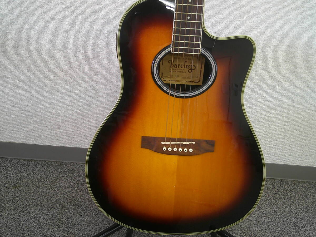 3-85 Barclayバークレイ エレクトリックアコースティックギター SA-300 NO70900282 平日のみ直引取可の画像3