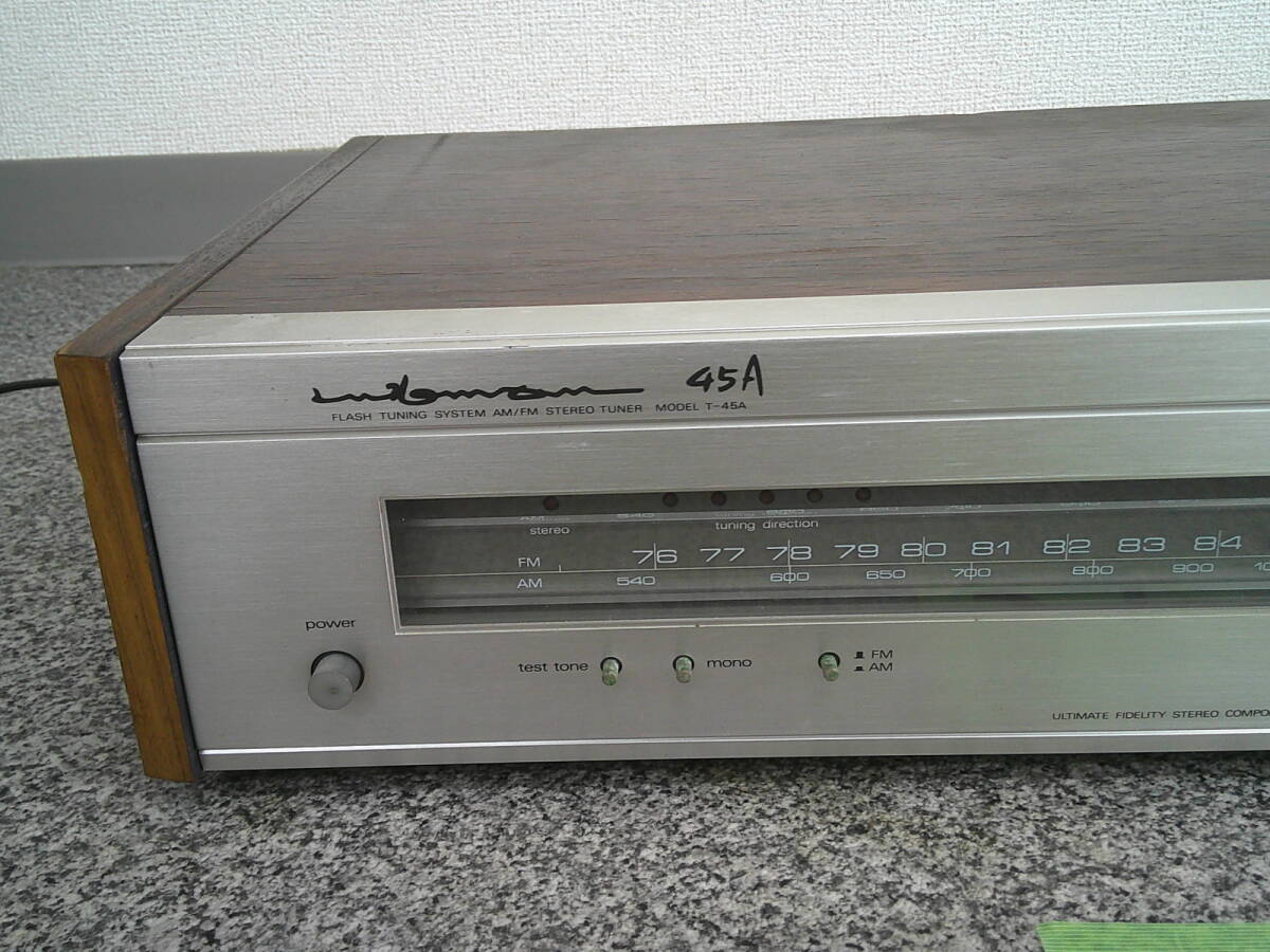 3-122　LUXMANラックスマン　AM/FMステレオチューナー　T-45A　平日のみ直引取可_画像3