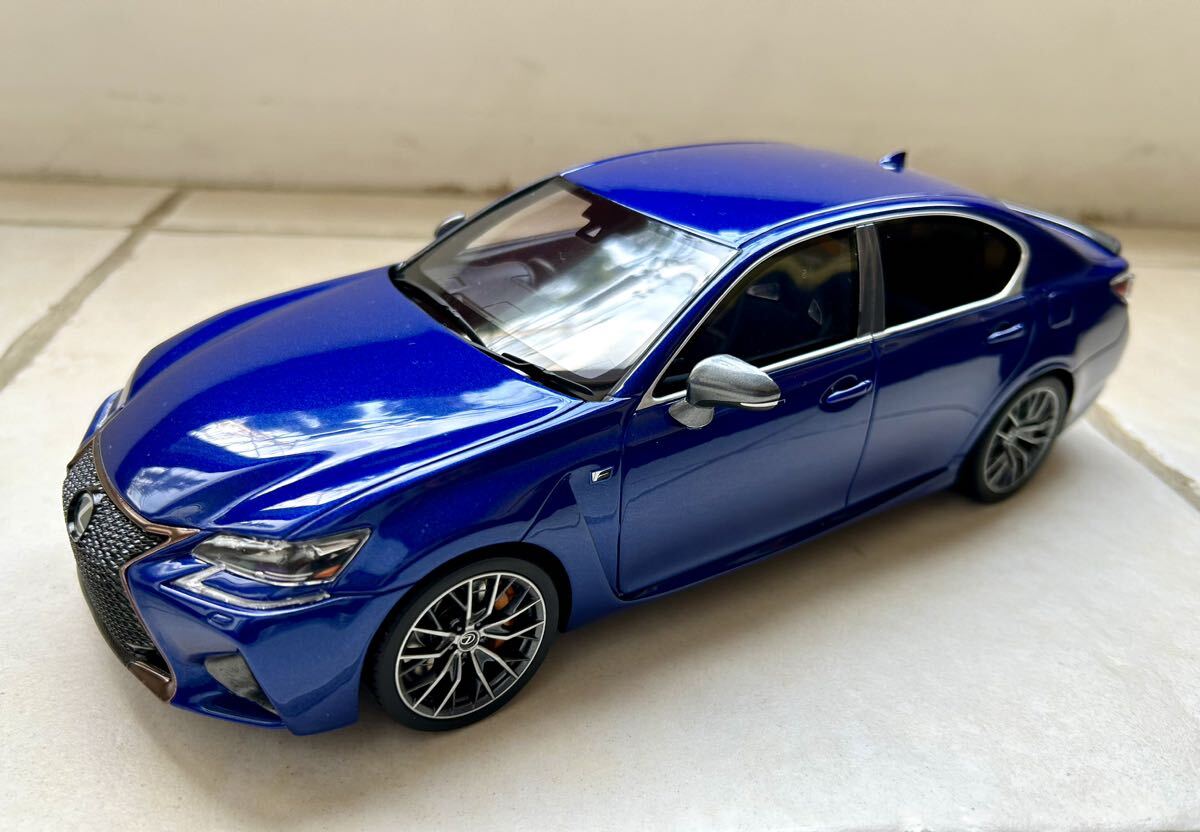 京商 1/18 レクサス Lexus GS F ブルー SAMURAIシリーズ サムライ ミニカー 希少600台限定 新品 箱入り 未展示