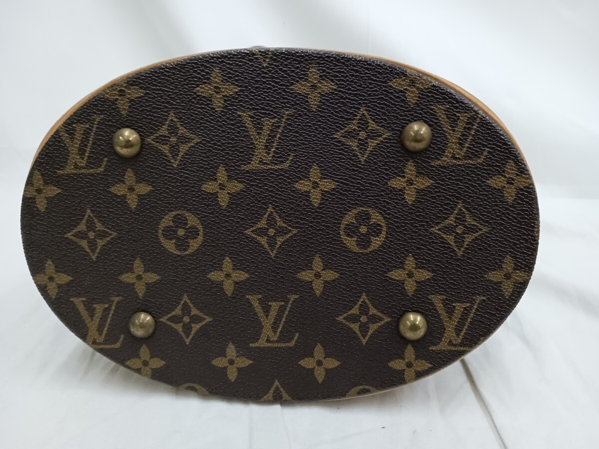 LOUIS VUITTON　ルイヴィトン　モノグラム　バケット　プチバケット　バッグ　ハンドバッグ　M42238 美品　ベタあり_画像3