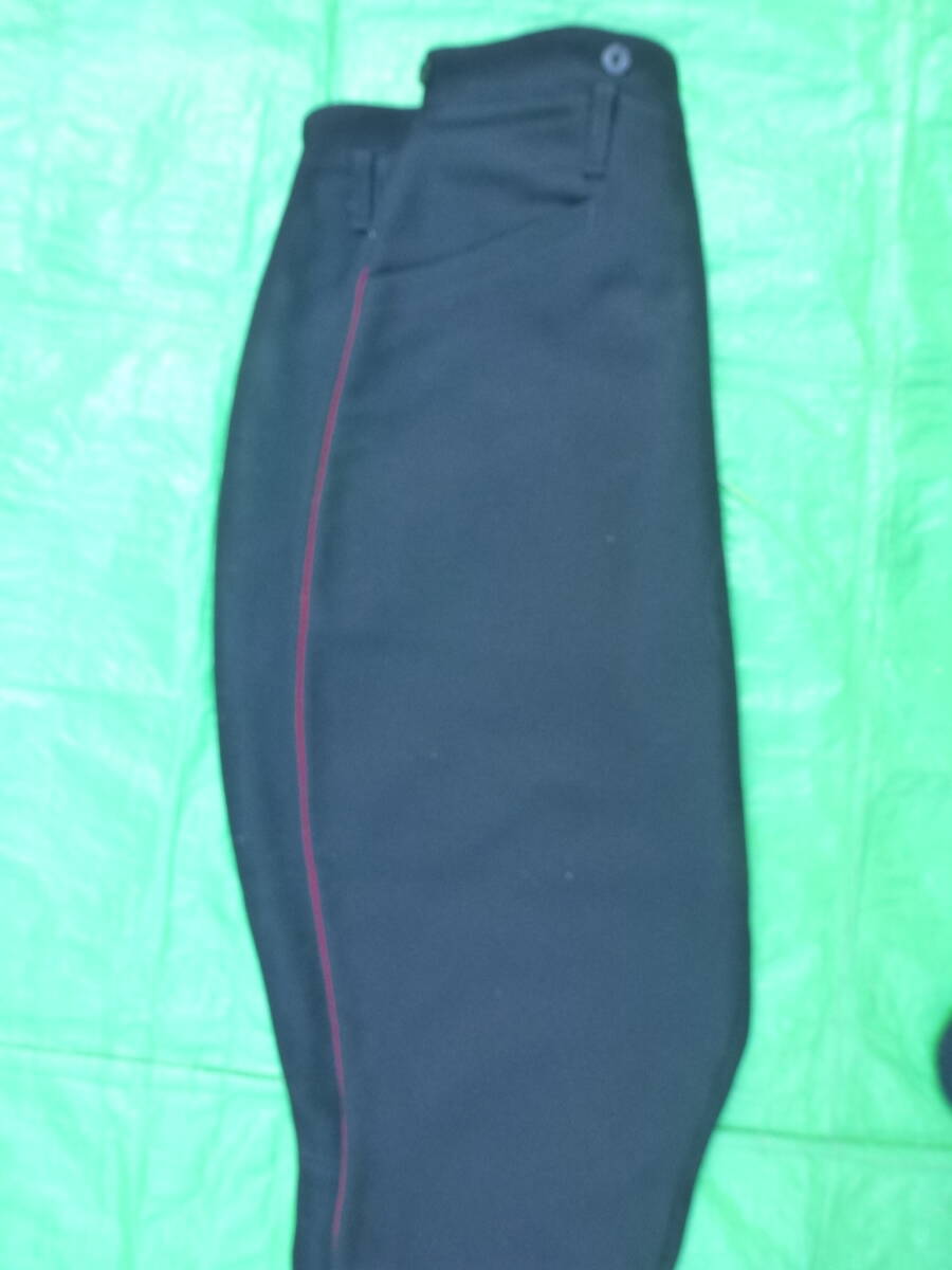  Meiji. police . trousers red line entering unused goods army 